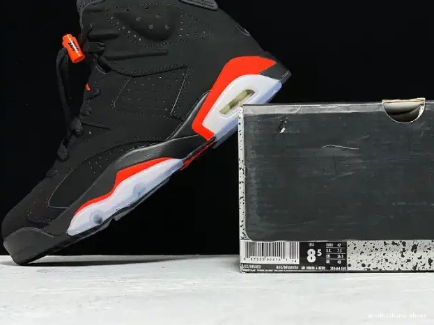 Air OG 6 384664-060 Black Jordan Retro Infrared 0324